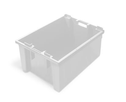 Caixa Plast Fech 63x46x26cm Bca 58L BLV_323 Caixa Plast Fech 63x46x26cm Bca 58L BLV_323