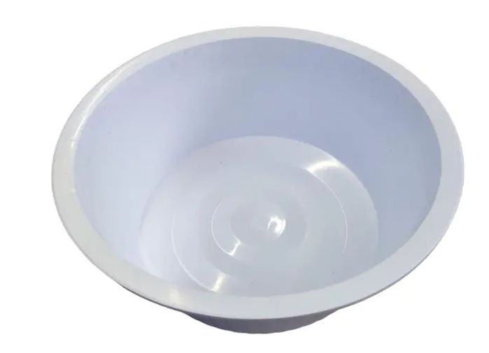 Bacia Redonda Plástica Canelada 13,5L Bol...