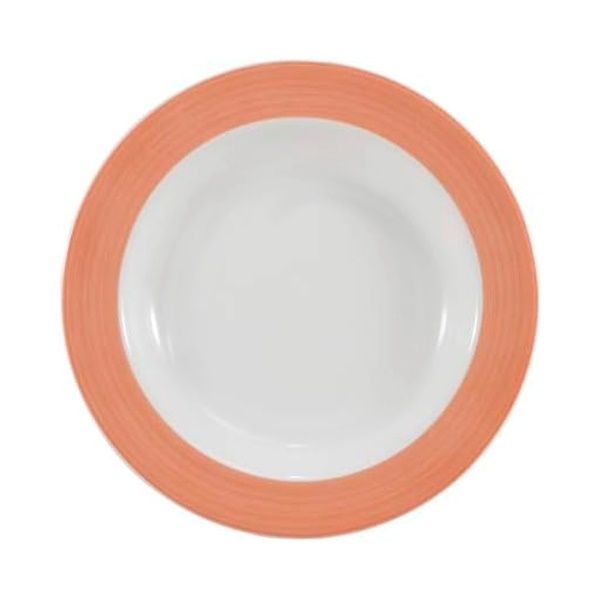 Prato Raso Cilindrica 26cm Salmao SCH_007... Prato Raso Cilindrica 26cm Salmao SCH_007...