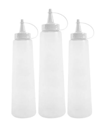 Bisnaga Plástica Tampa Branca 400ml Plasv...