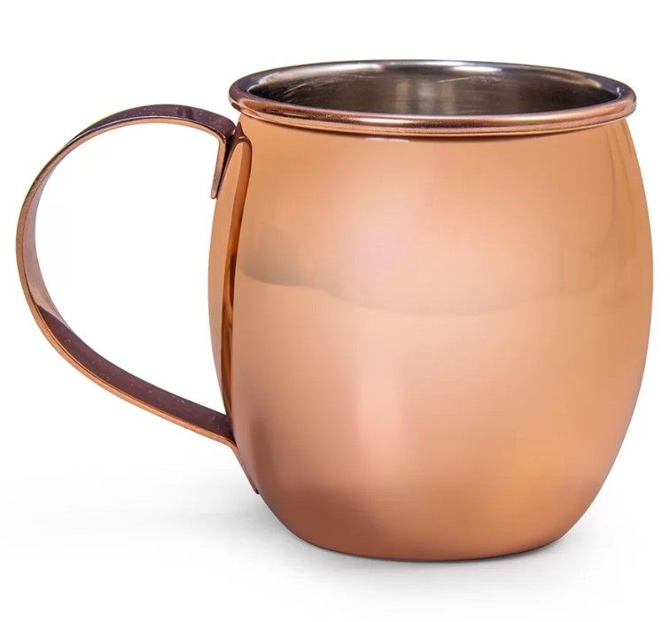 Caneca Inox Cobre Lisa 530ml Moscow MMX_G... Caneca Inox Cobre Lisa 530ml Moscow MMX_G...