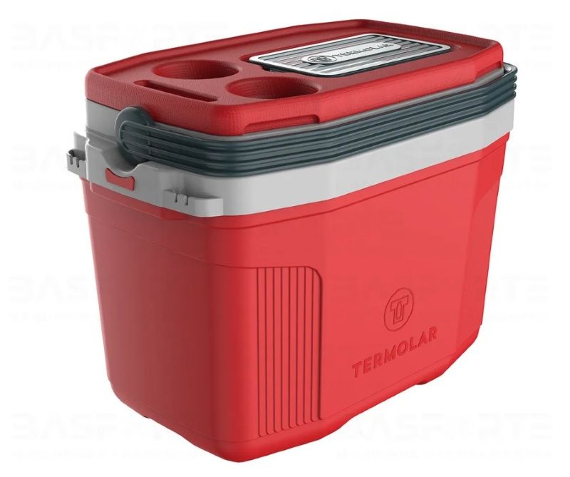 Caixa Térmica 20 Litros Vermelha Termolar...
