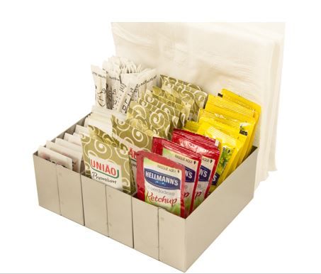 Porta Guard/Sache Triplo Inox 12x12x6,5cm...