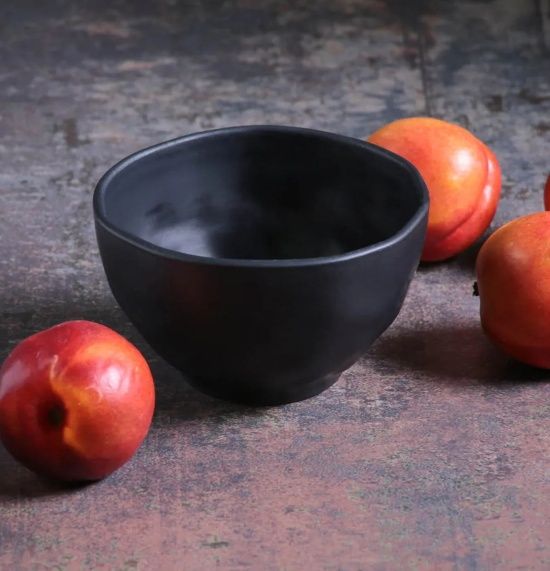 Bowl Orgânico Cerâmica Preto 558ml Porto ...