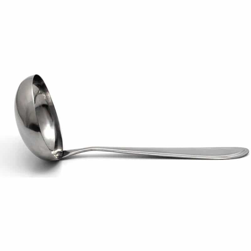 Concha Molho Victoria Aço Inox 6,5x18cm M... Concha Molho Victoria Aço Inox 6,5x18cm M...