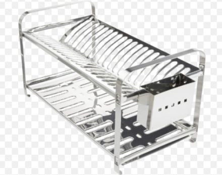 Escorredor para 20 Pratos Aço Inox Stamp ...