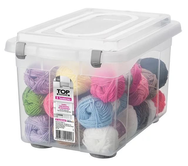 Caixa Organizadora Plástica 16 Litros 40x...