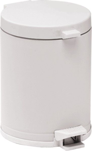 Lixeira Pedal 4,5L 20x28cm Branca VIE_3501