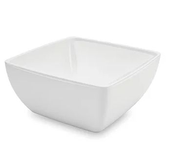 Saladeira Quad Curva Melamina 26x11cm 3,5... Saladeira Quad Curva Melamina 26x11cm 3,5...