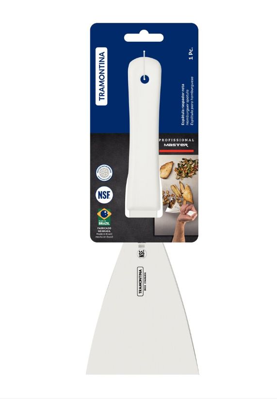 Espátula Raspadeira Branca 10cm Tramontin...