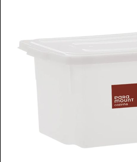 Caixa Plástica com Tampa 12 Litros Paramo...