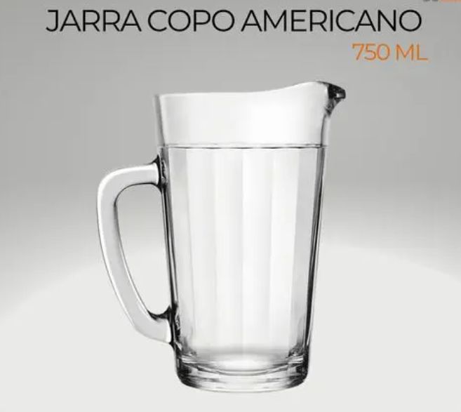Jarra Água Suco Americana 750ml Caixa com... Jarra Água Suco Americana 750ml Caixa com...