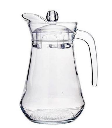 Jarra de Vidro Flora com Tampa 1,5 Litros... Jarra de Vidro Flora com Tampa 1,5 Litros...