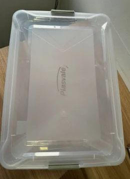 Caixa Organizadora Plástica 50 Litros Pla... Caixa Organizadora Plástica 50 Litros Pla...