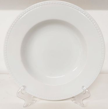 Prato Pasta Perla 24 cm Porcelana Vista A... Prato Pasta Perla 24 cm Porcelana Vista A...