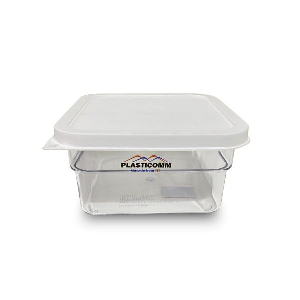 Caixa Plast Quad 18x18x10cm 2L Inc PLC_411