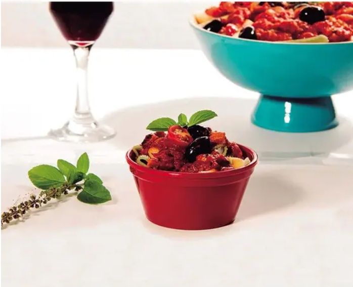 Ramekin Cheff Plast PP 90ml Vermelho Vemp... Ramekin Cheff Plast PP 90ml Vermelho Vemp...