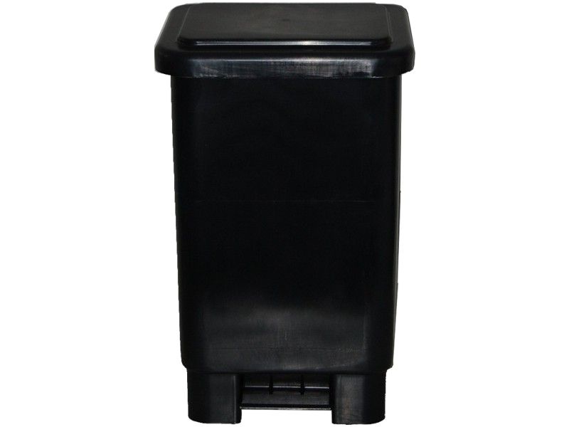 Lixeira Plástica Retangular com Pedal 100... Lixeira Plástica Retangular com Pedal 100...