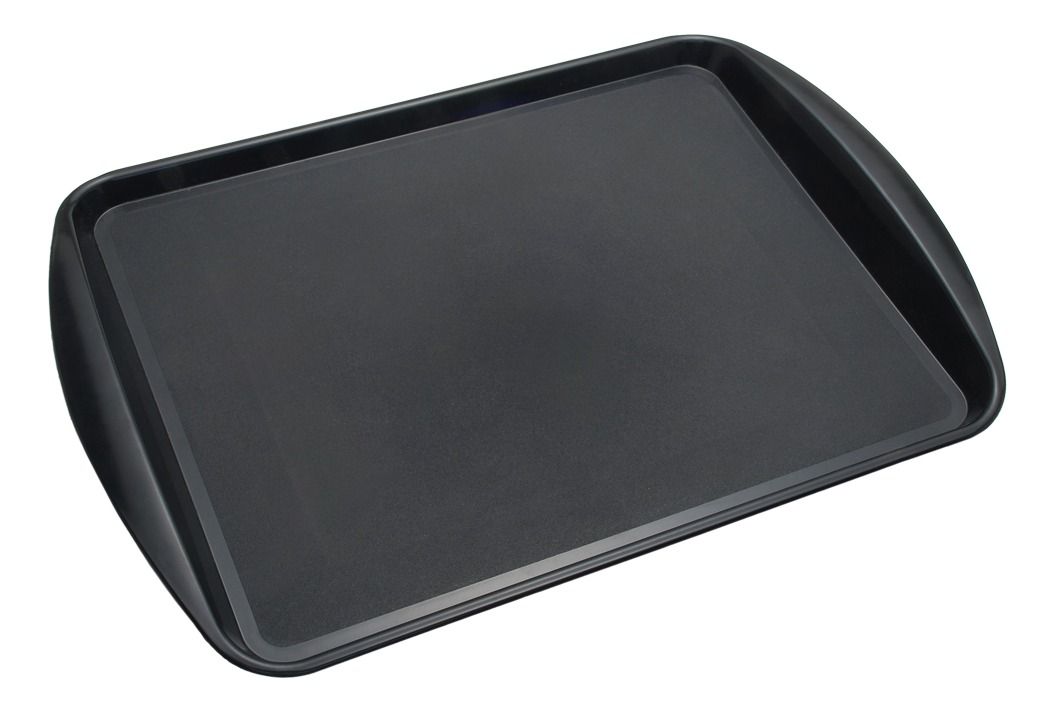 Bandeja Plástica Fast-Food Preta 43x30cm ...