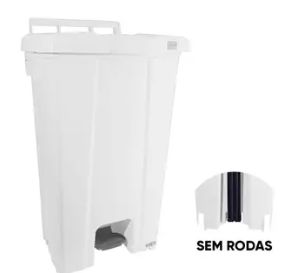Lixeira Retangular com Pedal 100 Litros B...
