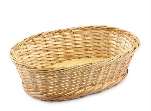 Cesta Organizadora Bambu Oval 24x17x7cm C...