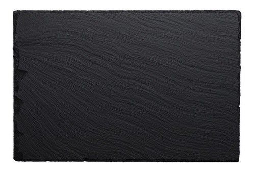 Placa Ardósia Retangular 20x30cm Preto Ox... Placa Ardósia Retangular 20x30cm Preto Ox...
