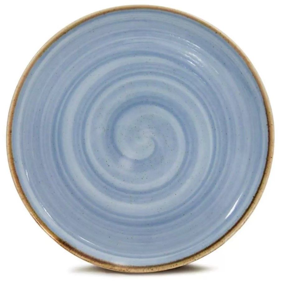 Prato Raso Rustic Artisan Azul 20x2 DHM_1... Prato Raso Rustic Artisan Azul 20x2 DHM_1...