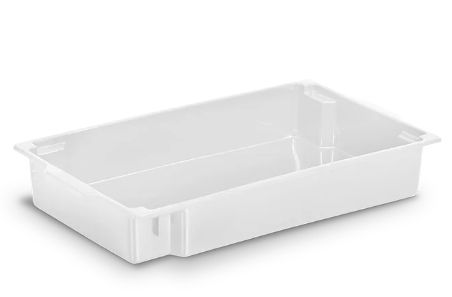 Caixa Plástica para Salgados 49x30x10cm B... Caixa Plástica para Salgados 49x30x10cm B...