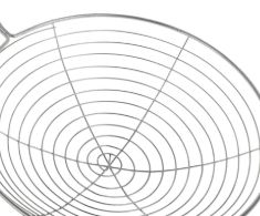 Espumadeira Aranha de Aço Inox 24cm Artea...