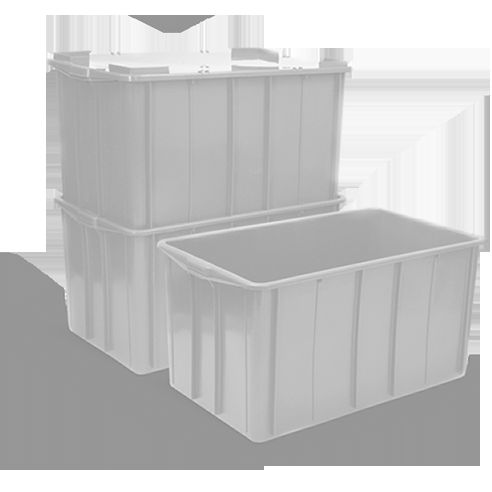 Caixa Plast Fech 85x55x47cm Bca 180L BLV_255 Caixa Plast Fech 85x55x47cm Bca 180L BLV_255