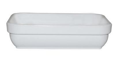 Travessa Cheff Plastica 14x9cm 250ml Bco ... Travessa Cheff Plastica 14x9cm 250ml Bco ...