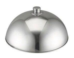 Cloche Tampa Aço Inox com Pegador 32cm Da...