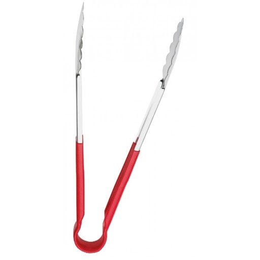 Pegador Inox 30cm C Vermelho DHM_KIN1049