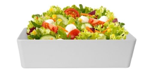 Travessa Retangular 1/4 Melamina 25x15x6c... Travessa Retangular 1/4 Melamina 25x15x6c...