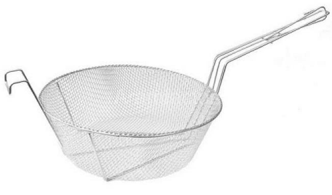 Cesta para Fritura Aço Cromado 30x9cm Ara... Cesta para Fritura Aço Cromado 30x9cm Ara...