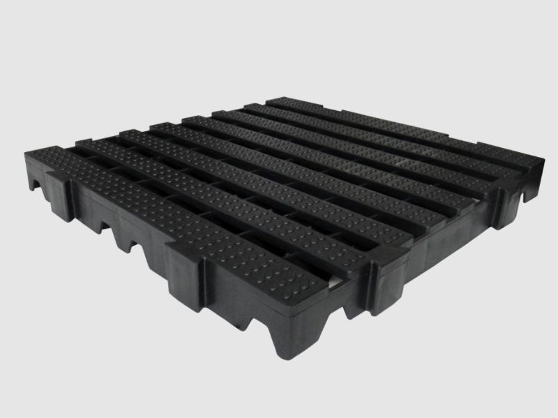 Estrado de Plástico Preto 50x50x5cm Usapl...