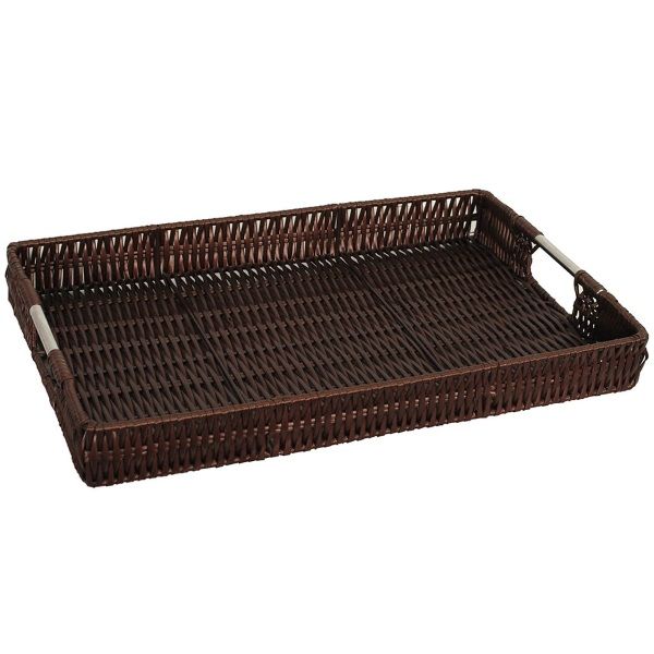 Cesta Rattan Ret 40x25x5cm Cafe MMO_YK9123-A Cesta Rattan Ret 40x25x5cm Cafe MMO_YK9123-A