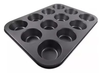Forma Cupcake Antiaderente 12 Cavidades Y... Forma Cupcake Antiaderente 12 Cavidades Y...