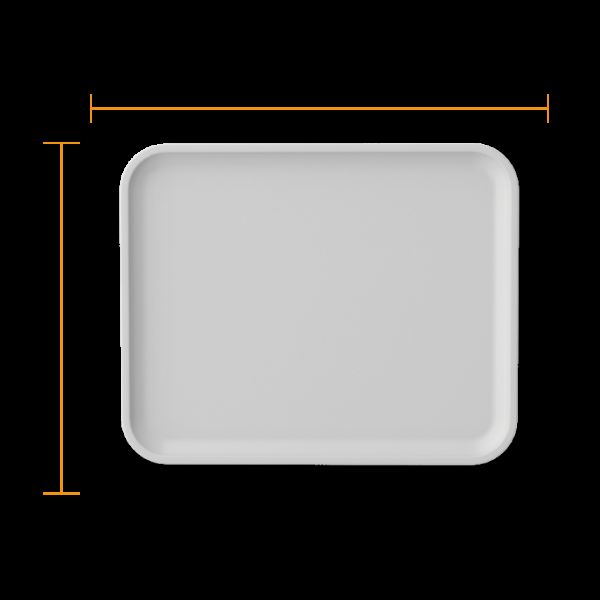 Bandeja Refratária GN 1/2 Porcelana Branc... Bandeja Refratária GN 1/2 Porcelana Branc...