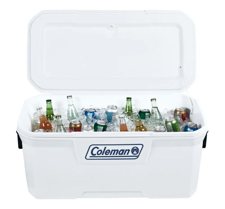 Caixa Térmica Cooler Marine 113L Branca C... Caixa Térmica Cooler Marine 113L Branca C...