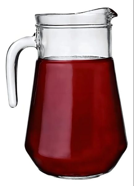 Jarra Água Suco Vidro 780ml Caixa com 6 N... Jarra Água Suco Vidro 780ml Caixa com 6 N...
