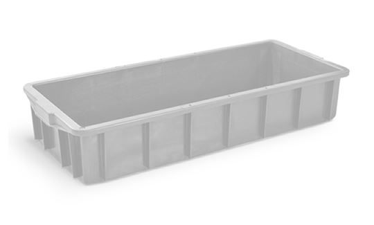 Caixa Plast Fech 80x34x15cm Bca 30L BLV_338 Caixa Plast Fech 80x34x15cm Bca 30L BLV_338