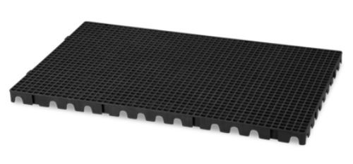 Estrado Plástico Preto 100x60x5cm Bolivar... Estrado Plástico Preto 100x60x5cm Bolivar...
