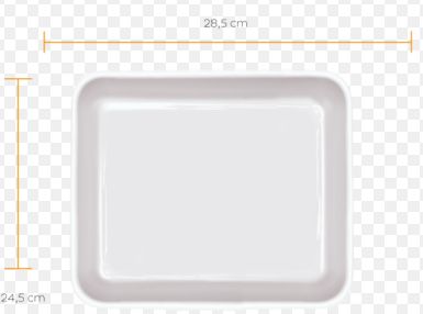 Forma Refratária Cuba 1/2 28x24x6,5cm Por... Forma Refratária Cuba 1/2 28x24x6,5cm Por...