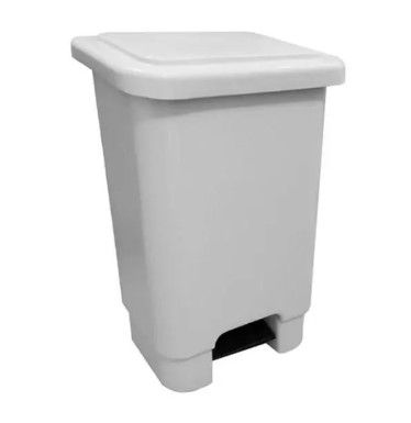 Lixeira Retangular com Pedal 50 Litros Br... Lixeira Retangular com Pedal 50 Litros Br...