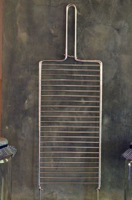 Grelha Dupla Reta em Inox 72x21cm Aramig Grelha Dupla Reta em Inox 72x21cm Aramig