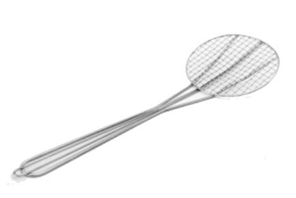 Espumadeira Tela Forte 18cm ATR_50F118 Espumadeira Tela Forte 18cm ATR_50F118