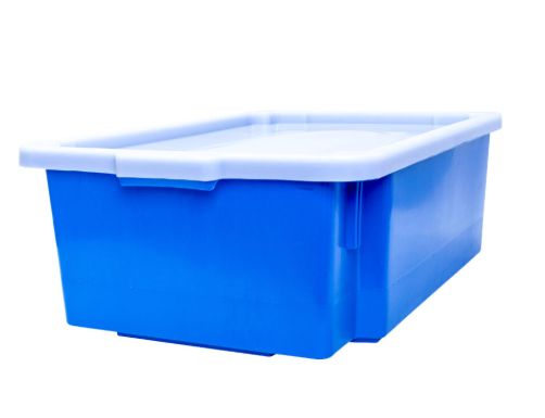 Caixa Plástica com Tampa 65x44x22cm 45 Li... Caixa Plástica com Tampa 65x44x22cm 45 Li...