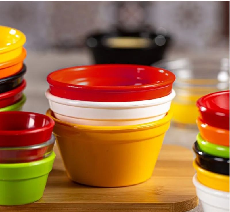 Ramekim Plástico Vermelho 150ml Cheff Pla... Ramekim Plástico Vermelho 150ml Cheff Pla...