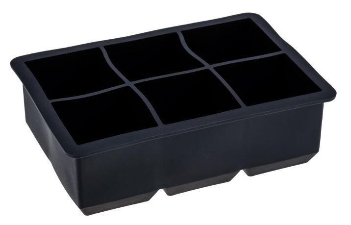 Forma Gelo Silic 6 Cubos 5,1cm Pta WCK_5329 Forma Gelo Silic 6 Cubos 5,1cm Pta WCK_5329